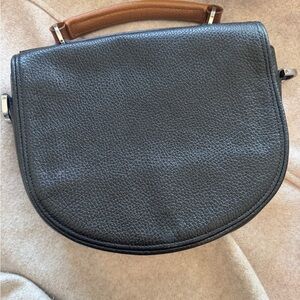 Elegant Black and Brown Poppy Barley Women's Bag